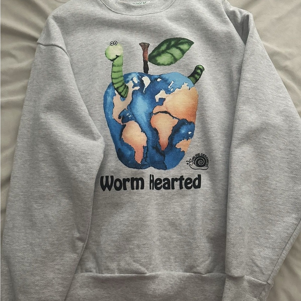Online Ceramics Worm Hearted Sweatshirt